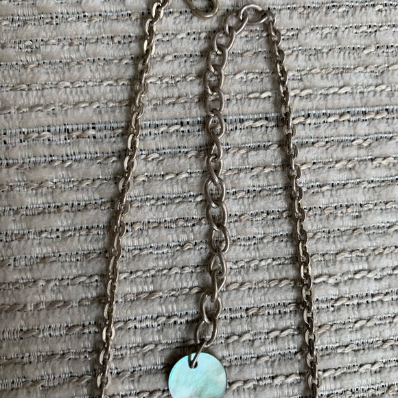 BEAUTIFUL ABALONE shell adjustable necklace - Picture 3 of 8